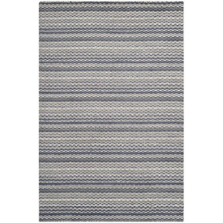 Safavieh 4 ft. x 6 ft. Small Rectangle- Contemporary Himalaya Beige And Grey Hand Loomed Rug HIM795A-4